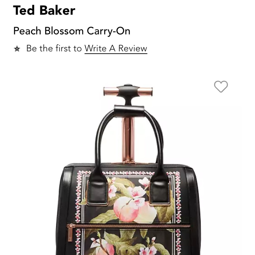 Limited edition Ted baker London Peach Blossom Carry-On